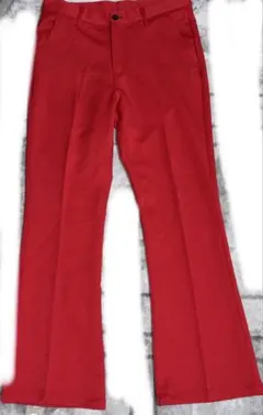 MONOMART スラックス 赤