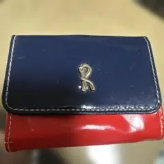 Roberta di Camerino コインケース レッド ネイビー