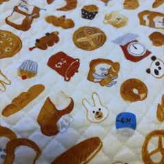 パンどろぼう◇キルト生地◇105×50cm◇柴田ケイコ