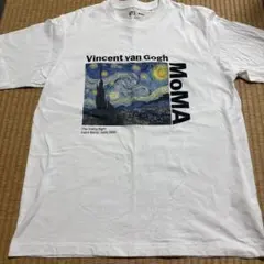 UNIQLO MoMA ゴッホ 星月夜 半袖Tシャツ ホワイト