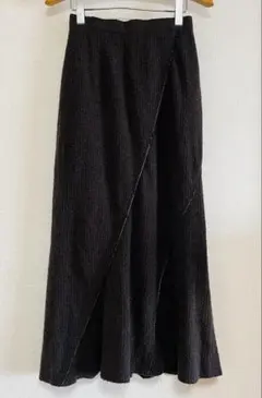 濃いブラウン　フレアスカート 9号