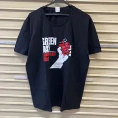 グリーンデイ アメリカンイディオット バンドTシャツ ロックンロール 黒 XL