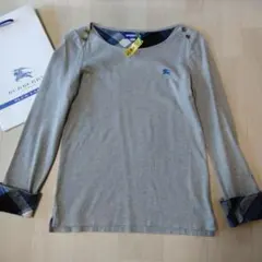 BURBERRY バーバリー ブルーレーベルロンT 長袖シャツ トレーナー 38 バーバリーブルーレーベル BURBERRY BLUE LABEL パーカー