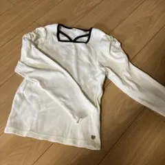 après les cours 長袖カットソー 130 リブ素材　パフ