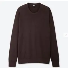ユニクロ　エクストラファインメリノクルーネックセーター（長袖）