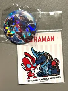 ウルトラマンオメガ 缶バッジ・ステッカーセット
