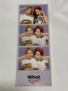 TWICE ナヨン ジョンヨン ステッカー whatislove