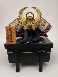 15号 兜飾り 花丸獅子 宝石付木彫竜 江戸甲冑 5月人形 - メルカリ
