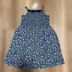 新品タグ付babygap小花柄ノースリーブワンピース100