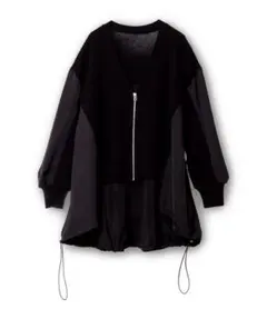 MARW UNITED ARROWS オーガンジー シアーパーカー 黒 - メルカリ