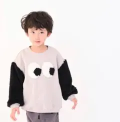 専用♡新品 ニコフラート♡モンスター 袖ボア トレーナー サンド