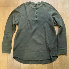 UNIQLO オリーブ色 長袖カットソー XL