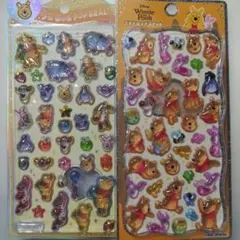 うるちゅるPOP SEAL　プチドロップステッカー プーさん　セット