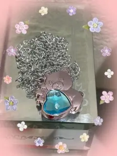 セボンスター　40周年　ハートベア　くま　ネックレス