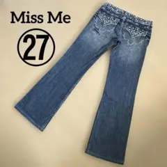 Miss Me スタッズ ストレート デニム ジーンズ　Y2K 27