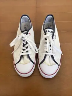 LACOSTE ラコステ キャンバス スニーカー ホワイトのサムネイル