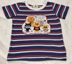 アンパンマン 半袖Tシャツ ボーダー柄 サイズ95cm