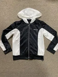 COMME CA ISM フード付きジャケット 130A 黒白