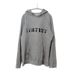 ​ELEVEN EIGHT ナンバリング スウェット パーカー L グレー