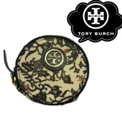 Tory Burch フラワーモチーフ コインケース 丸型