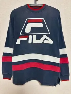FILA ロングスリーブスウェットTシャツ（ネイビー）のサムネイル