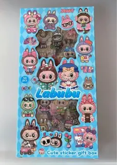 Labubu かわいいステッカーギフトボックス 50枚入