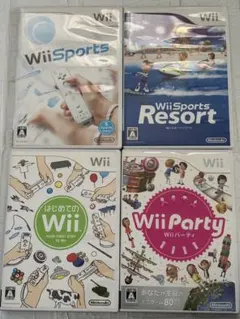 ⭐️24時間以内発送⭐️ Wiiソフトまとめ売り　4本セット　スポーツ　パーティ