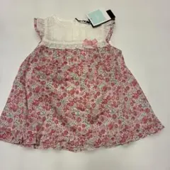 べべルダクティオン　リバティ　ワンピース　80-90cm M bebe べべのサムネイル