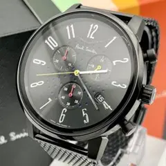 ⭐極美品⭐Paul Smith　チャーチストリート　クロノグラフ　腕時計　黒 Paul Smith ポールスミス 腕時計 PAULSMITH 時計 チャーチ