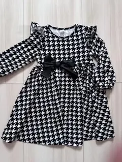 SHEIN 千鳥格子柄 ワンピース 5Y