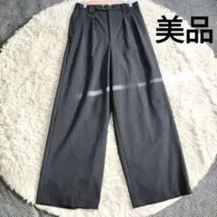 美品★ interfactoryワイド　ストレートパンツグレーLバギーY2K