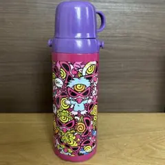 キャラクター柄 ステンレス水筒 紫色のサムネイル
