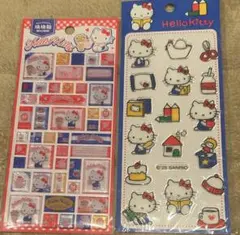 ハローキティ タイルシール、ジェリーシール　2枚セット