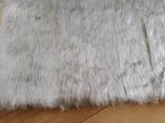 グレー フェイクファー