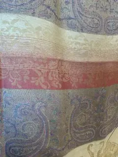 【タイ限定】エレファント＆ペイズリー柄 大判ストール ショール 未使用品