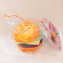 新品 とろちゅるPOPスクイーズ キーホルダー ハンバーガー
