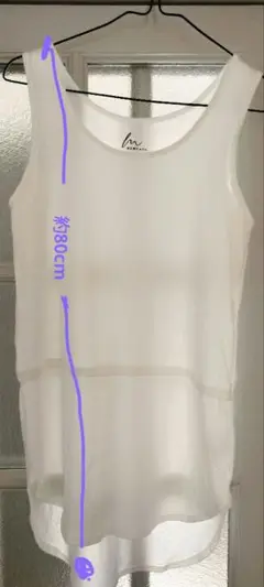 ノースリーブ トップス L