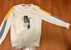 カラーブロック クルーネック 長袖カットソー