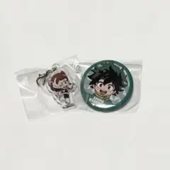 ジャンフェス ヒロアカ HMV ガチャ 缶バッジ 緑谷出久 麗日お茶子