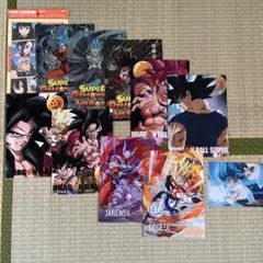 ドラゴンボールの使用品クリアファイルA4・A5計10枚セットに1枚オマケ