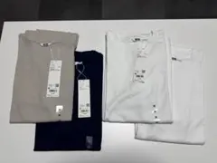 UNIQLO エアリズムコットン オーバーサイズTシャツ Mサイズ 4枚セット