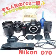 ✨Nikon D70s✨標準＋望遠セット 味のある写り CCDならではの発色