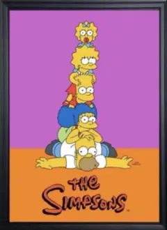 The Simpsons アートポスター 額縁 インテリア A4 フォトフレーム