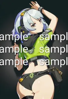 no.0085 A4ラミネート ゼンゼロ アンビー イラストポスター