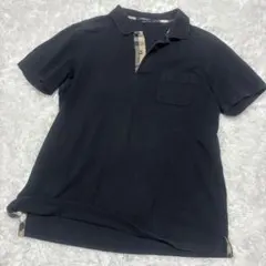 【美品】バーバリーロンドン ポロシャツ 半袖 ノヴァチェック 刺繍ロゴ 黒 L 2025年最新】BURBERRY LONDON メンズ ポロシャツの人気アイテム