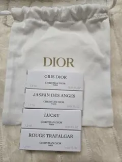 メゾンクリスチャンディオール香水巾着 ジャスミンデザンジュ ラッキーなど4種類