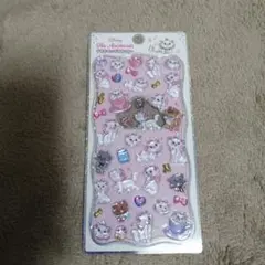 正規品　ディズニー　マリーちゃん　プチドロップステッカー