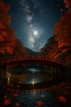 2L判---秋の風景デジタルアート---