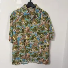 Penney's レーヨン アロハシャツ 総柄 ハワイアン 半袖 日本製 - メルカリ