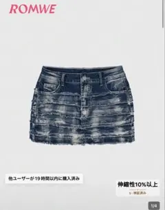 SHEIN デニムミニスカート